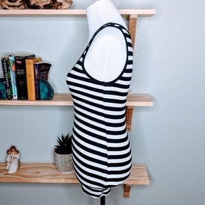 Old Navy Tops - Old Navy Perfect Fitted black white striped Tank Old Navy Tops - Old Navy Perfect Fitted black white striped Tank